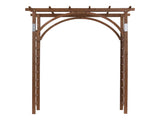 Beautiful And Practical Garden Arch Dark Brown 44417823