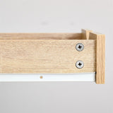 Computer Desk with Drawer ,Natural 19479753