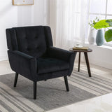 Modern Soft Velvet Material Ergonomics Accent Chair Living Room Chair Bedroom Chair Home Chair With W676P313948
