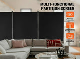 Tri-fold Privacy Barrier, Collapsible Seclusion Panel and Detachable Space Divider for Area 43445579