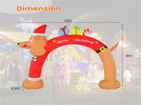 8-foot inflatable Christmas arch decoration 47313315