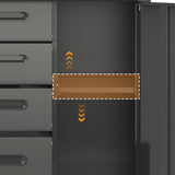 Sturdy Metal Tool Storage Cabinet with Wheels - Tool Storage Cabinet for Garage, Office, and Home T2398P223007