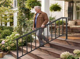 Handrails for Outdoor Steps Fits 5 to 6 Steps 48221729