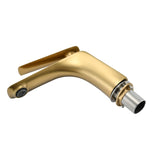Single Hole Bathroom Sink Faucet with Pop Up Drain and Water Supply Hose, Single Handle Bathroom W1224P227855
