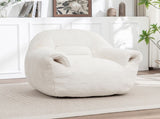 Bean Bag Chair, Comfy Bean Bag Sofa with Back Support, Faux Fur Bean Bag Chair for Adults and Kids, 34209376