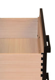 Contemporary Style 2-Drawer Nightstand Made with Wood in Gray 808857696809