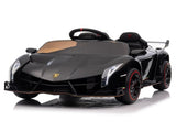 Lamborghini Poison Small Dual Drive 12V 4.5AH with 2.4G Remote Control Sports Car Electric Car Black 20960964