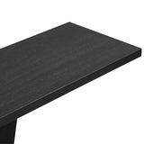 Mirod Console Table with Natural Wood Veneer,V-Base Design for Classic Versatility ,Perfect for N760P237962B