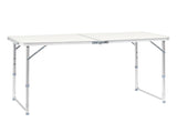 120 x 60 x 70 4Ft Portable Multipurpose Folding Table White 36974880