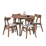 42.01 Inch Saving Place Table,Wooden Dining Table 4 Persons,Modern Design Round Kitchen Table W2582P197668