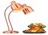 HT-221 US Standard 110V 500W Dual-Head Food Warmer Rose Gold Stainless Steel Standing Electric Food 26813818