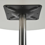Modern circular dining table and small tea table, with a minimalist style, suitable for use in W2565P248234
