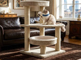 36" Compact SpaceSaving Cat Activity Center, HeavyDuty Stable Cat Climbing Furniture with Plush 94975230