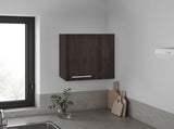 Sterling Wall Cabinet with 1 Door and 2 Shelves, Dark Walnut B097P474308