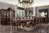 Black and Honey Oak Tufted Arm Chair B062P209275