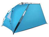 Fiberglass Pole Oxford Cloth Quick-Open Free Ride Beach Tent Blue 64866189