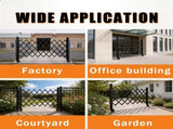 Foldable Security Gate, Expandable Safety Barrier with 360&deg Swivel Casters Lockable Design, 21487063