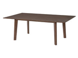 60" Rustic Farmhouse Table - Solid Wood Frame, Minimalist Modern Table for Kitchen, N752P327191D