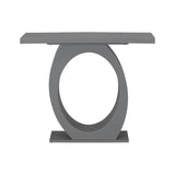 Mirod Stylish Modern Console Table with Egg-Shaped Base,Enhanced Stability and Durability,Sleek N760P214780E