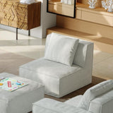 Belfin Modular Sectional Sofa, Convertible Tofu Block Sofa Floor Sofa Bed Armrest Comfy Sofa Bed W3147P277266