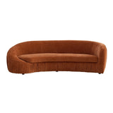 92.13 Inch Modern Design Curved Shaped Sofa Couch for Living Room,Upholstered Fabric 4-Seat Sofa No W2582P231486