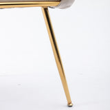 Luxury modern simple leisure velvet single sofa chair bedroom lazy person household dresser stool W117067862