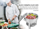 Round Buffet Catering Dish For Home and Outdoor 2 Pcs/ Sets W1612124771