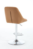 Set of 2 Bar Stools,with Chrome Footrest and Base Swivel Height Adjustable Mechanical Lifting Velvet W1249P243519