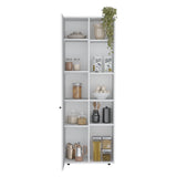 Hoyt Kitchen Pantry Storage Cabinet With and Five Interior and Exterior Shelves B200P173177