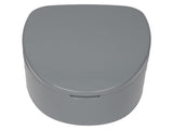 Portable Toilet with Non-slip Mat Grey 56598783