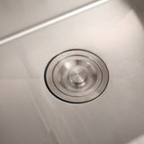 24in Stainless Steel Washing Sink w/ Faucet Hoses and Drain Head Only D16389171