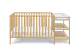 Palmer 3-in-1 Convertible Crib and Changer Combo Natural B02263649