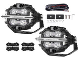 5 Inch RGB LED Pods Work Light Bar Offroad Driving Light Spot Beam Amber DRL 86273958