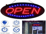 LED Neon Open For Business - 18 x 8.5 Inch Larger Size Ultra-Bright Advertisement Store Open 05523216