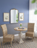 30x31" Antique Round Wood Table W2078125613