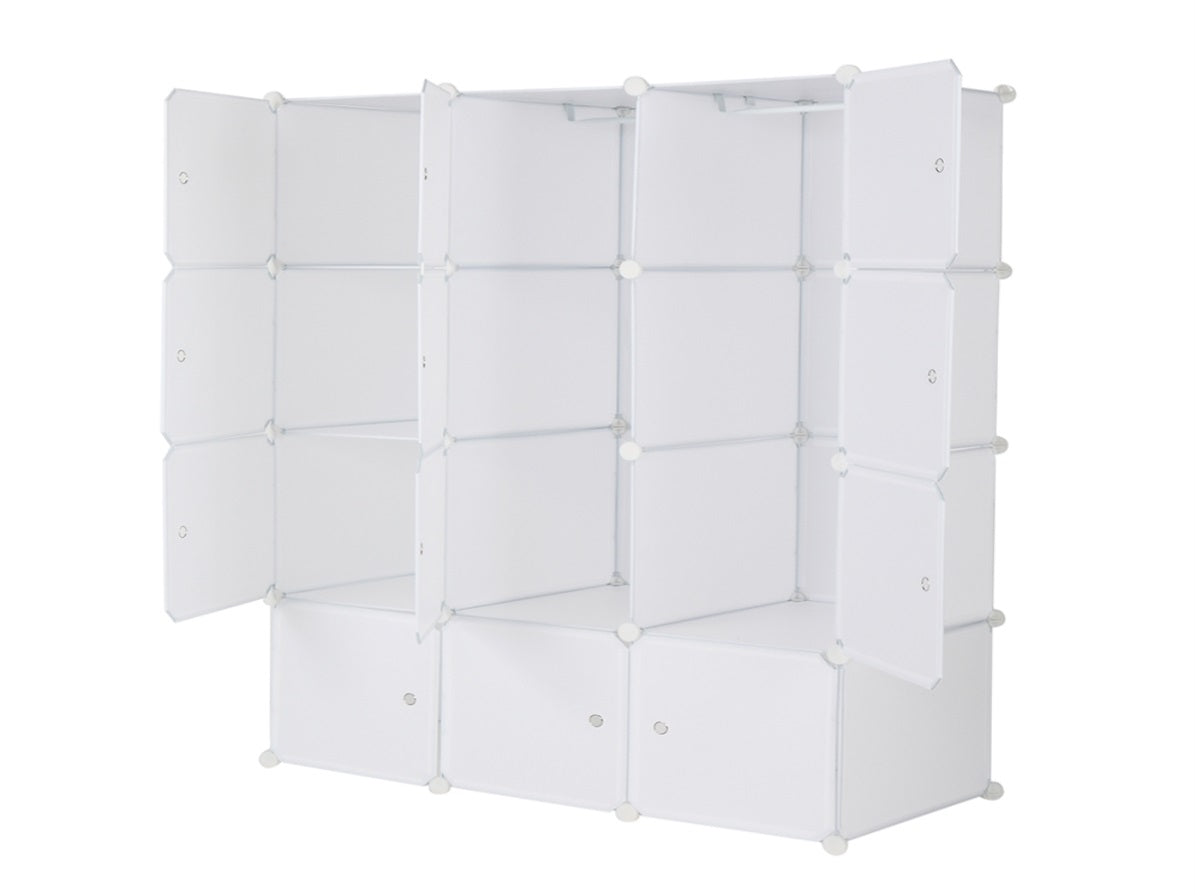 Stackable Cube Storage Design 12 Cube Organizer Stackable Plastic Cube Storage Shelves Design Multif ...