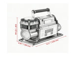 7.14 CFM 12V Heavy Duty Air Compressor, Auto-Stop Portable Tire Inflator with LCD Digital Display 22354040
