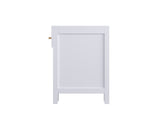 Modern Nightstand with Drawer and Open Shelf,Scalloped Edge Bedside Table for Bedroom, Cute 09977389