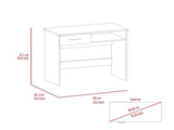 Nottingham 2-Piece 7-Shelf 1-Drawer Home Office Set Black Wengue B06280640
