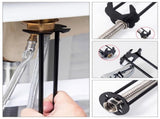 6-Piece Sink Wrench Set, 8-in-1 Sink & Bathroom Faucet Wrench, Adjustable Wrench with Wide Jaw & 85902824