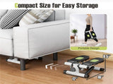 Mini Full Body Stepper - Resistance Bands Included, Adjustable Intensity, LCD Tracker 10781307