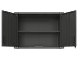 Metal Wall-Mounted Tool Storage Cabinet with 2 Locking Door 1 adjustable Shelf 1 Opened Drawer for 75192914