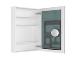 20'' W x 36'' H Surface Frameless Mirror Medicine Beveled Mirror Edges Bathroom Medicine W2287P251026