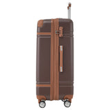 Hardshell Luggage Sets 4 Pieces 20"24"28" Luggages and Cosmetic Case Spinner Suitcase with TSA N732P170218O