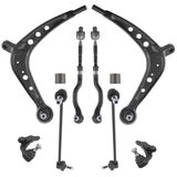 Suspension Control Arms Ball Joint Tie Rods Kit Fit for BMW 325xi 2001-2005 Fit for BMW 330xi 93092416