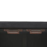 Modern Black Wood Storage Cabinet with Decorative Door, 30in Accent Sideboard for Living Room, W2729P239175