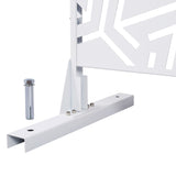 Outdoor & Indoor Privacy Metal Privacy 76" H48" W, Freestanding Decorative Privacy W465P193281