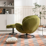 Accent chair TV Chair Living room Chair with Ottoman-FRUIT GREEN W676P232280