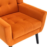 Modern Soft Velvet Material Ergonomics Accent Chair Living Room Chair Bedroom Chair Home Chair With W676P313963