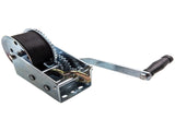 2000lbs Hand Winch Hand 2 Gear Crank Winch Heavy Duty ATV Trailer Boat Silver US 49957498